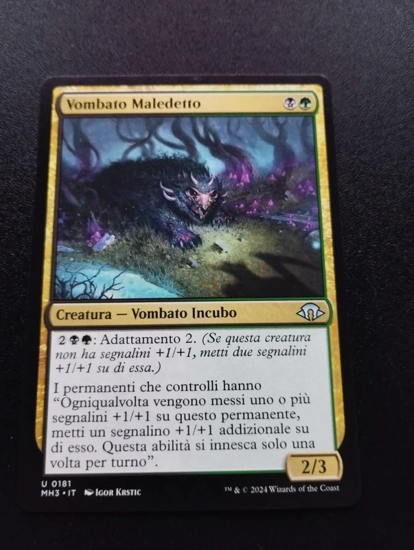 Magic the gathering mtg vombato maledetto