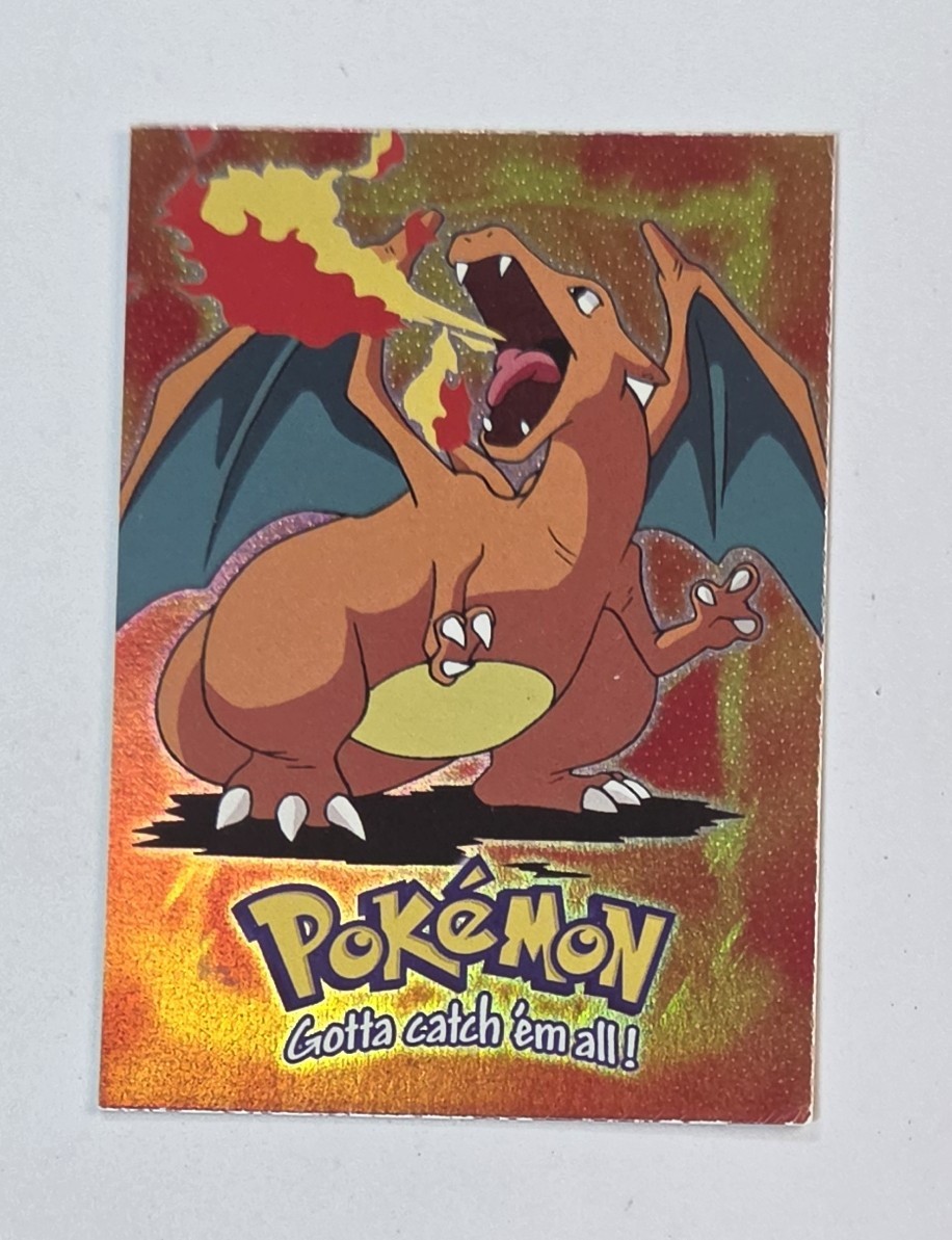 1999 Topps Pokemon Charizard #06 Rainbow Foil E6 di 12