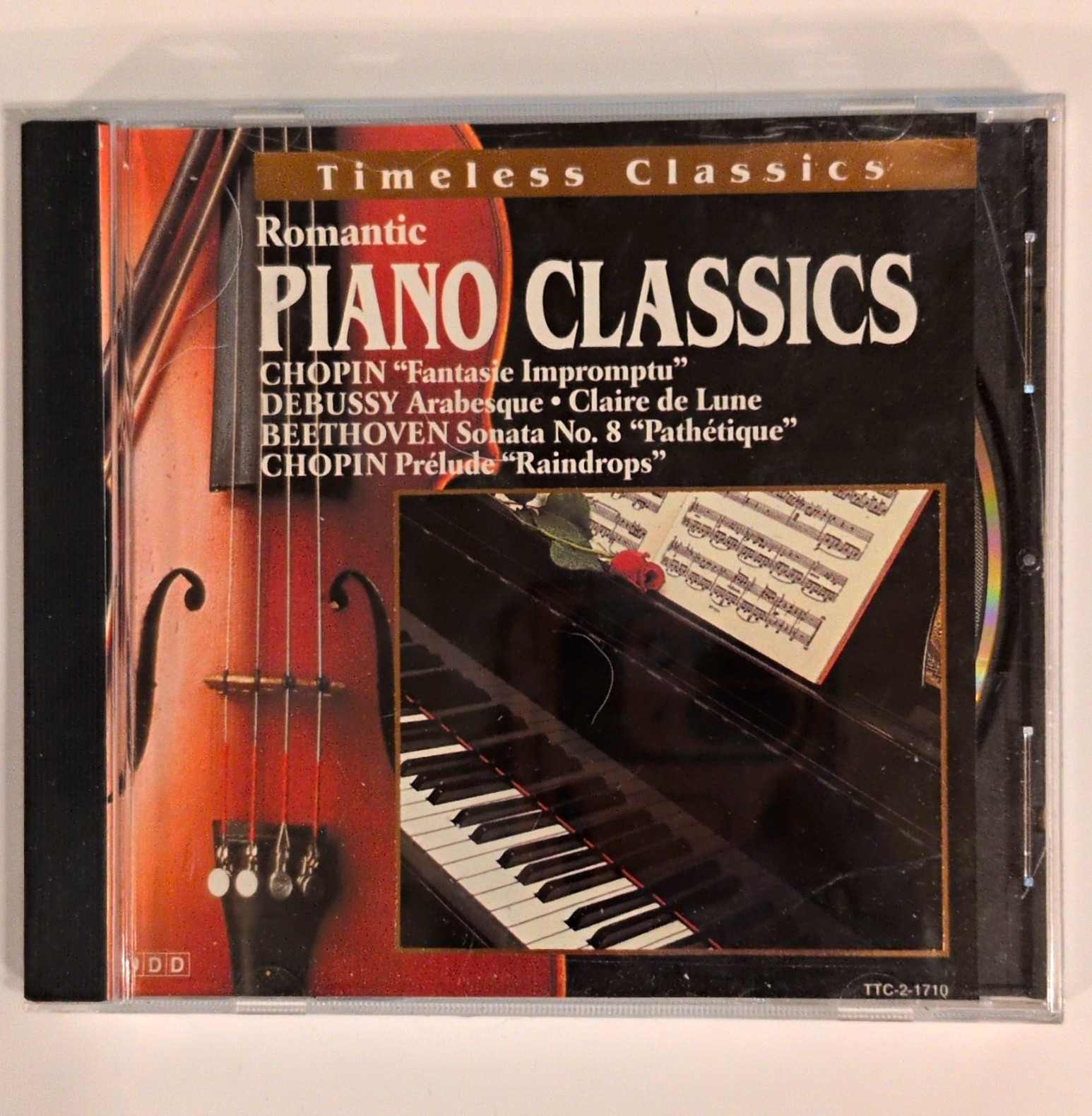 Timeless Classics Romantic Piano Classics CD 1995 Sylvia Capova TTC-2-1710