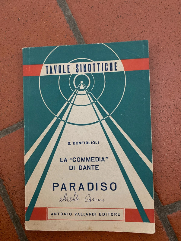 Libretto La commedia di Dante- Paradiso