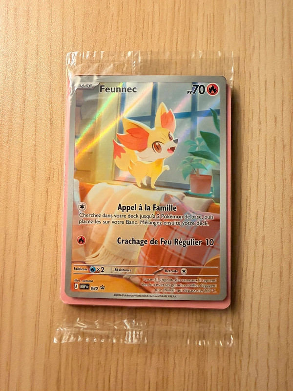 Feunnec Promo Scellée 080 – Chaos Ascendant – Carte Pokémon FR