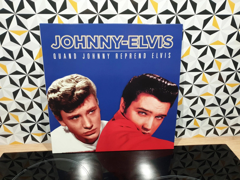 Vinyle picture 33T Johnny Hallyday - Elvis Presley - Quand Johnny reprend Elvis - N° 789/1000 - 2015