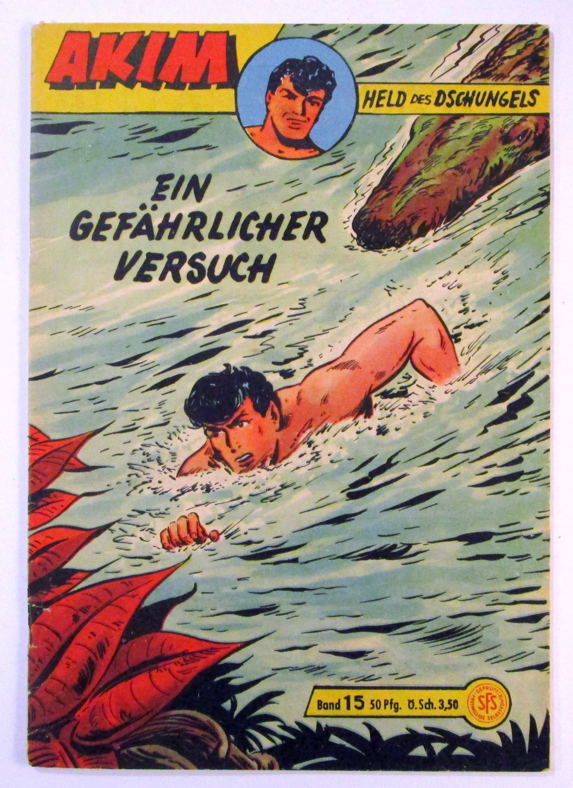 Akim Eroe Grande Nastro #15 Una Pericolosa Ver...Original Lehning Editore 1958 Z 2-