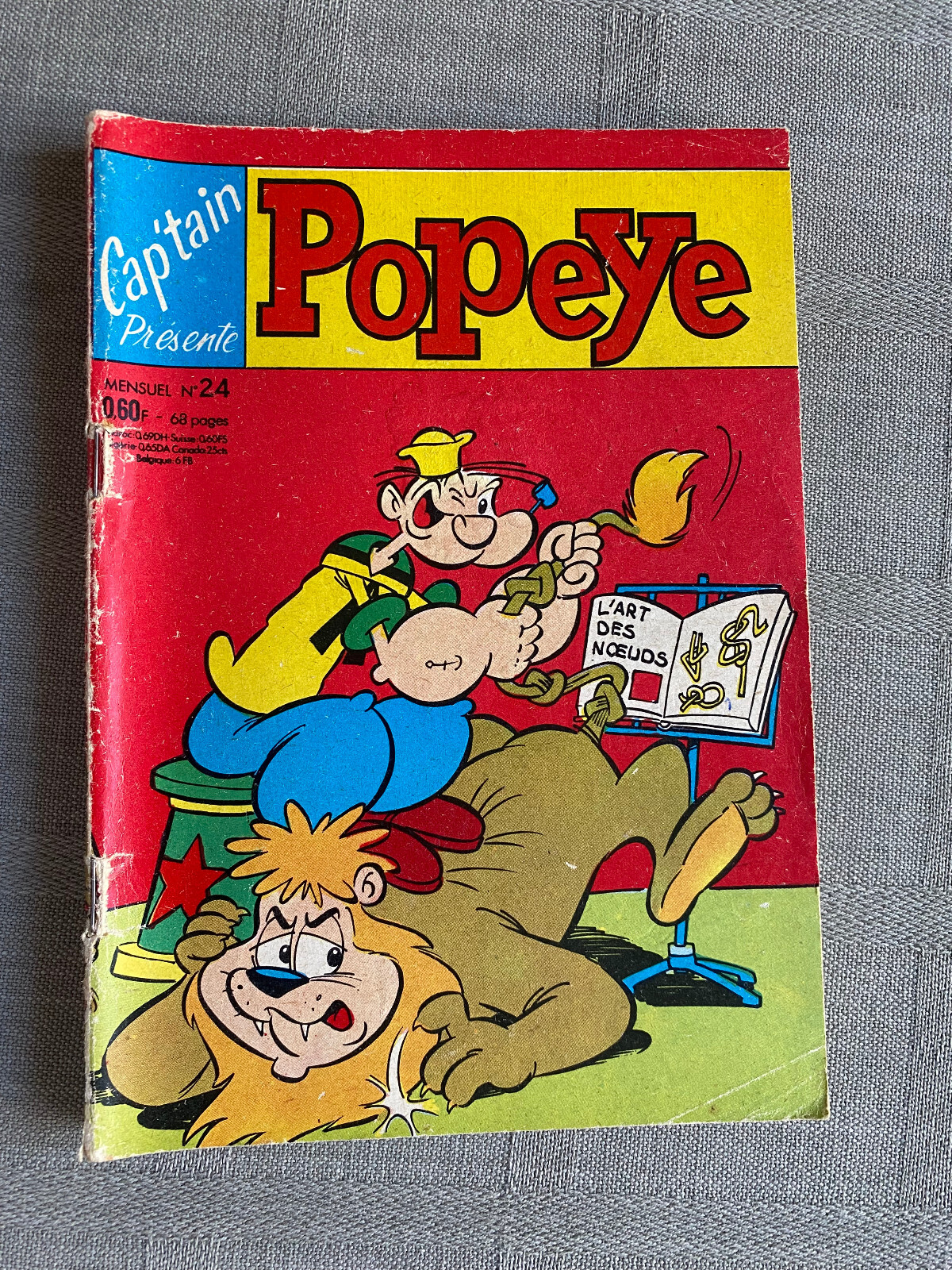 Popeye Cap'Tain Presenta N°24 Popeye, Re Del Circo 1966 In Buone Condizioni