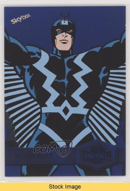 2022 Marvel Metal Universe Spider-Man Neon Luce Blu FX Bullone Nero LEGGI 0q60