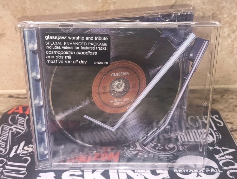 Glassjaw Worship and Tribute Advance CD Promo Rare 2002