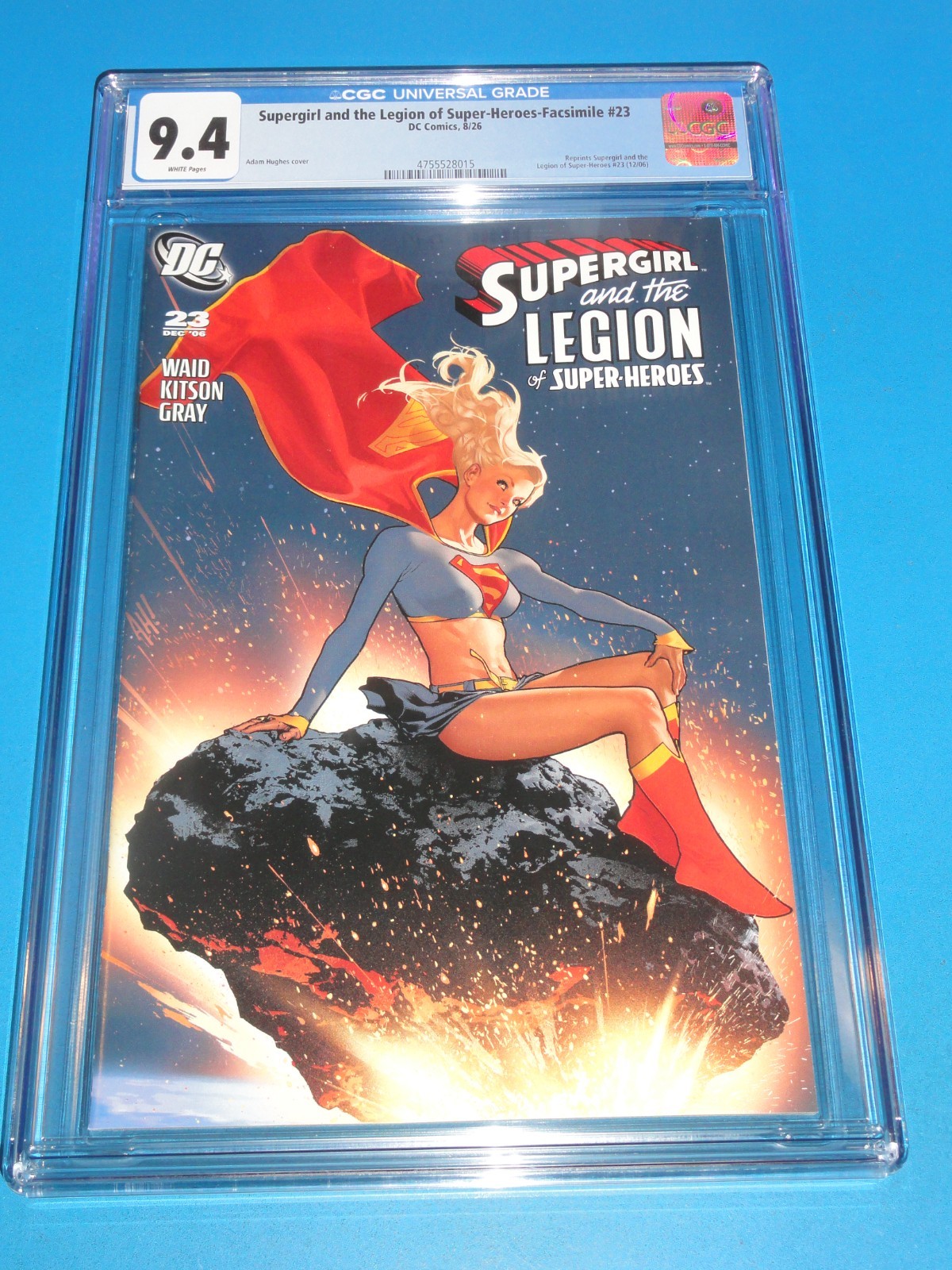Supergirl e la Legione dei Supereroi #23 Facsimile Iconic Hughes CGC 9,4 NM