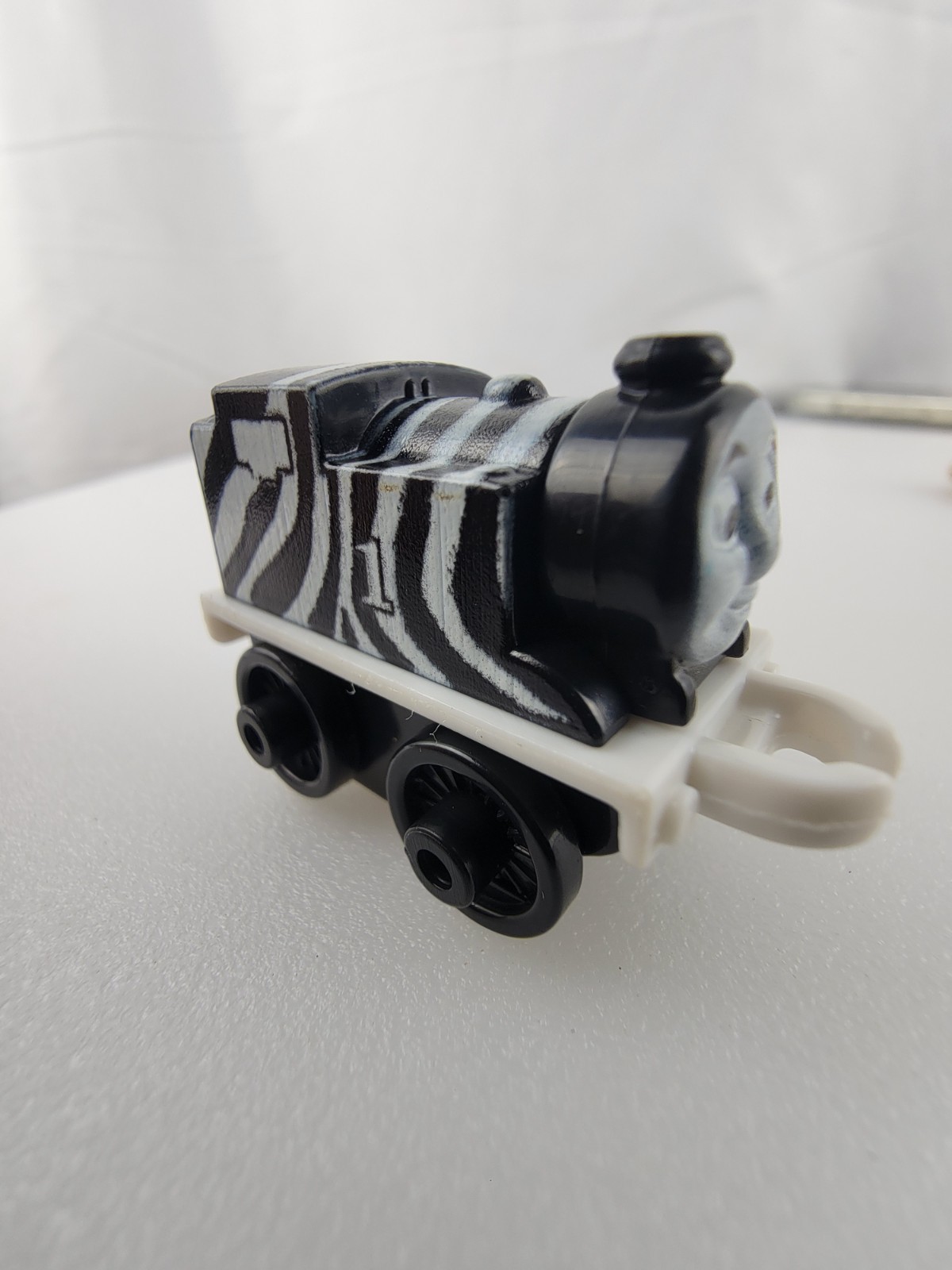 1.75" Thomas & Friends Train Minis Thomas Black White Zebra Stripe Engine
