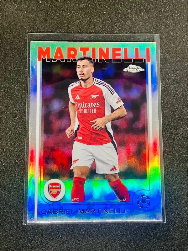 2024-25 Topps Chrome Uefa UCC - Gabriel Martinelli Arsenal Refractor