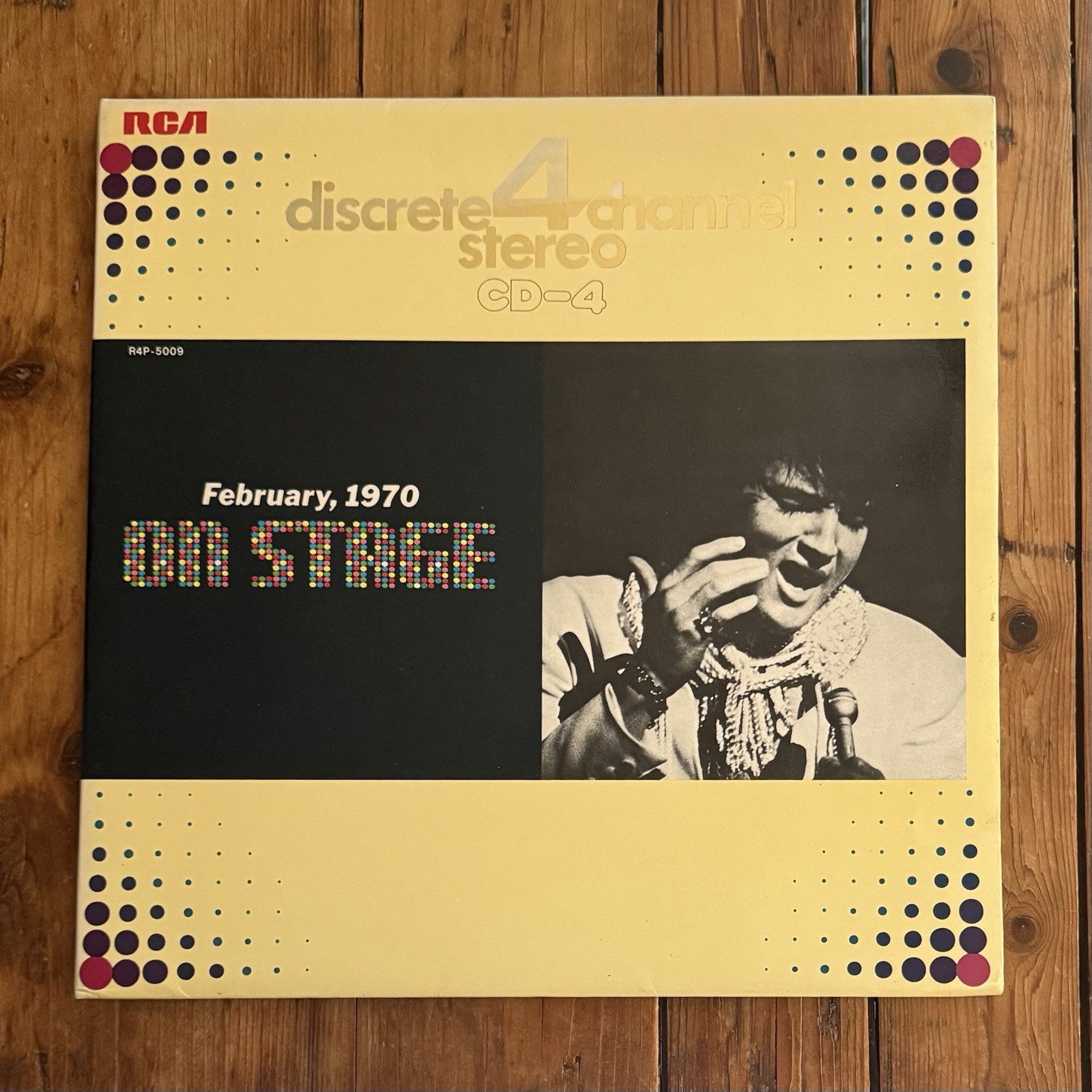 Elvis Presley – On Stage-February, 1970 4 Channel Japan Gatefold LP