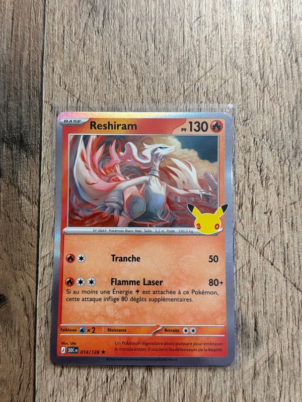 Pokémon 30 ans - Reshiram