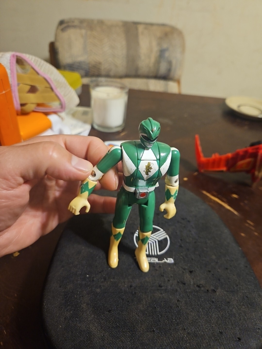 Bandai Vintage Power Rangers Green Ranger 5.5" Flip Head Action Figure 95 Tommy