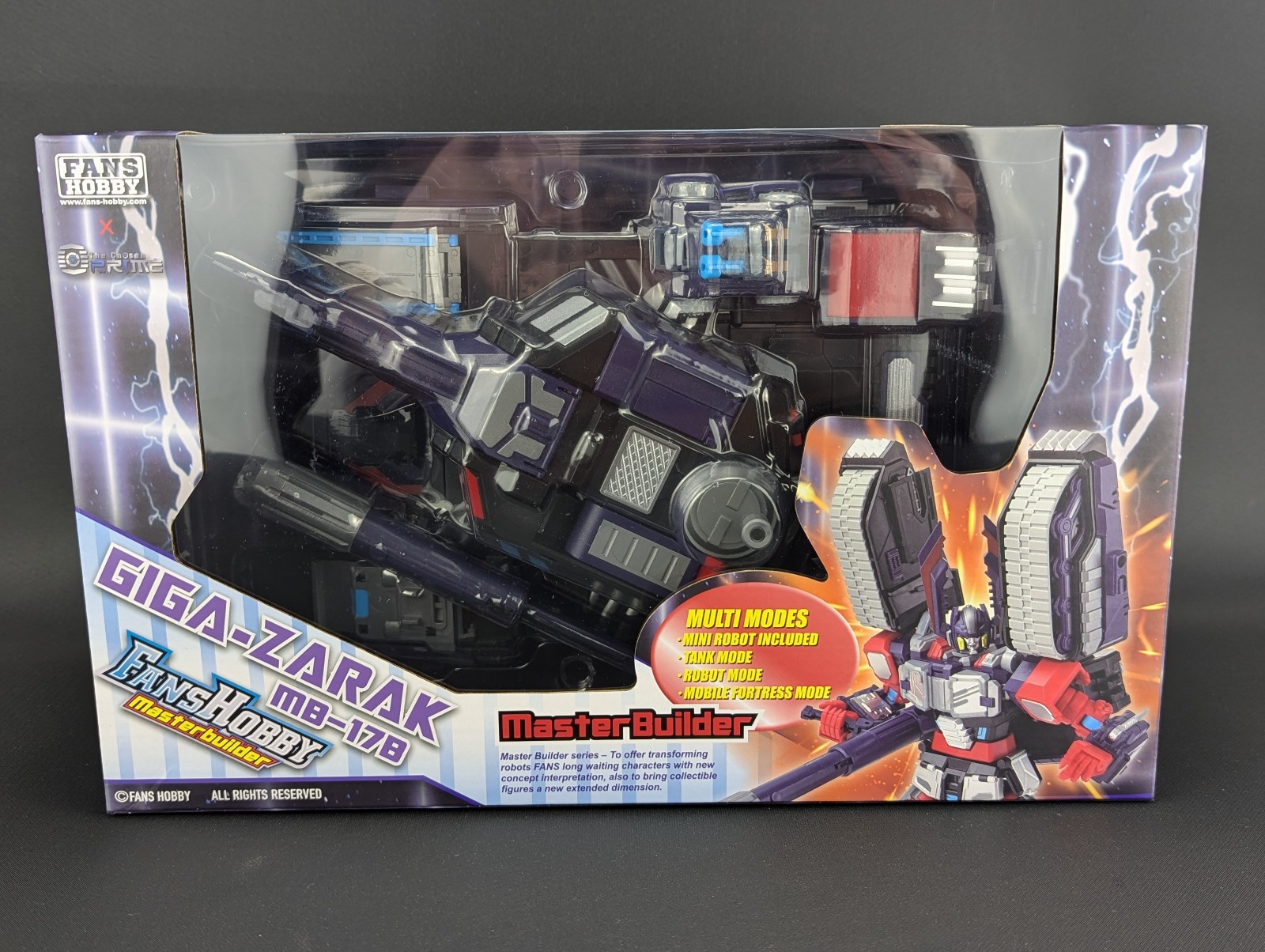 Fans Hobby Giga-Zarak SIGILLATO MB-17B Master Builder capolavoro Megazarak