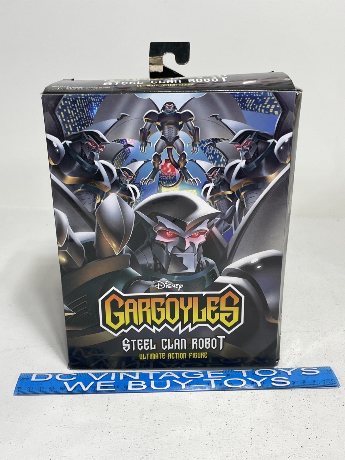 Modellino NECA Gargoyles Ultimate Steel Clan Robot scala 7" nuovo mai aperto