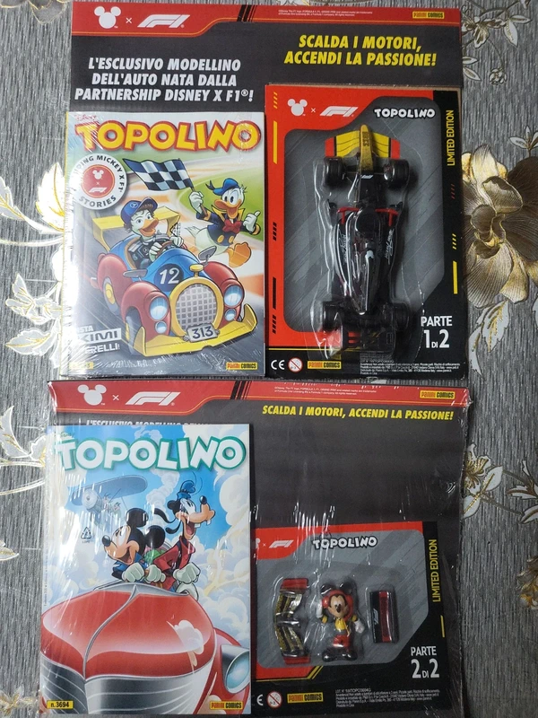 Auto da corsa Topolino edizione limitata parte 1 e parte 2 completo