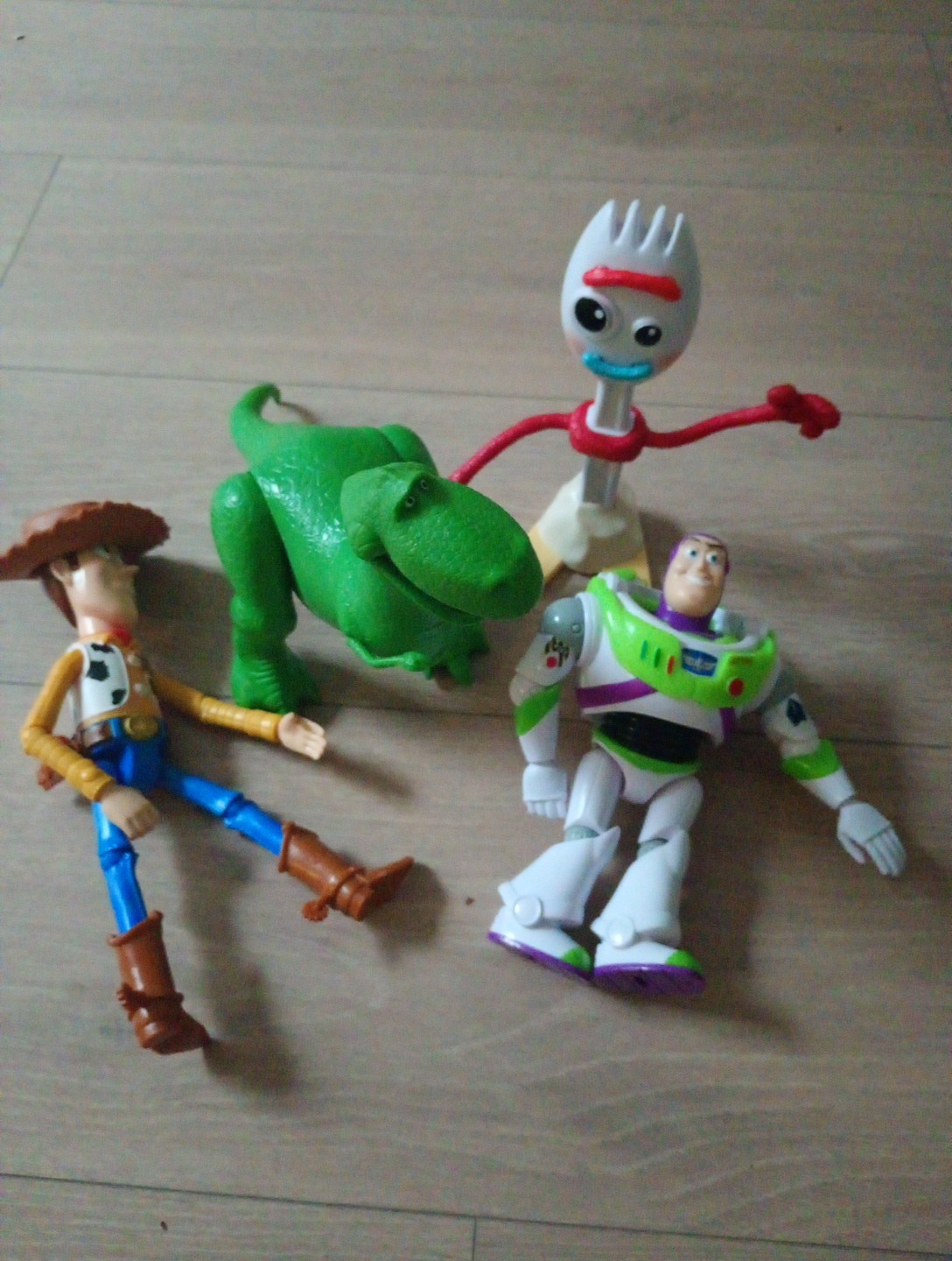 Toy Story 4 Talking  Forky.Rex Buzz Lightyear & Woody Hat All From Pet Free Home