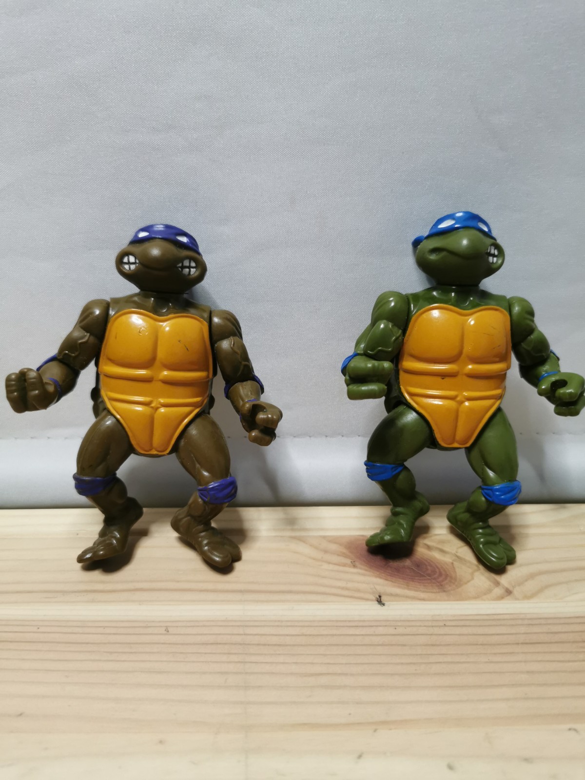 Vintage Teenage Mutant Hero Ninja Turtles Donotello And Leonardo Figures 1988