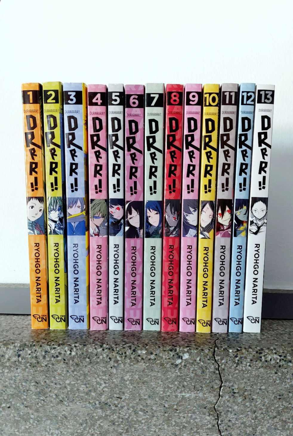 Durarara!! DRRR!! Set completo light novel vol 1-13. Yen Press inglese raro fuori produzione