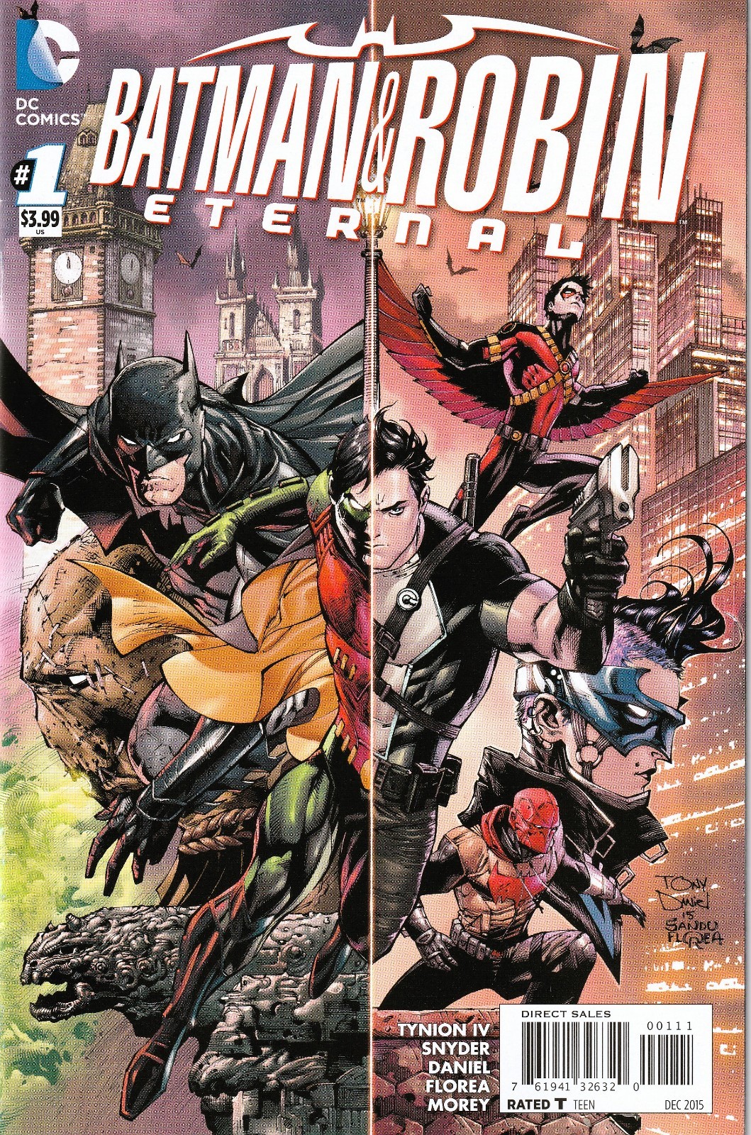 BATMAN & ROBIN ETERNO #1 (2015) TYNION / SNYDER / DANIEL ART & COVER ~ NON LETTO QUASI NUOVO