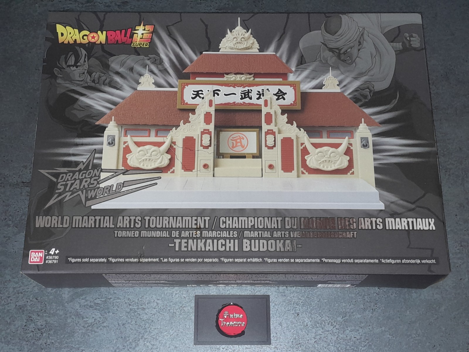 Playset DRAGON BALL SUPER : arène BUDOKAI TENKAICHI dragon stars BANDAI z DBZ
