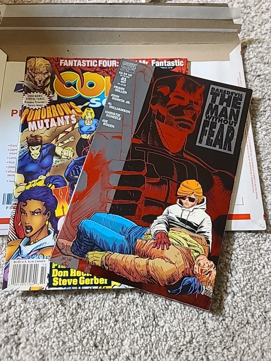 Daredevil: L'uomo senza paura #1 (1993) + scena a fumetti #38 (ottobre) - Lotto di 2...