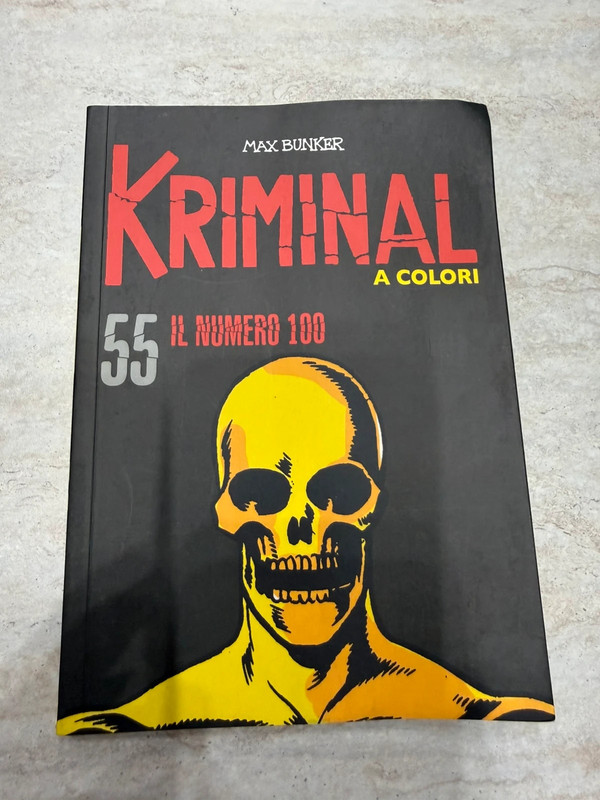 Kriminal 55 a colori il numero 100 gazzetta max bunker fuori catalogo