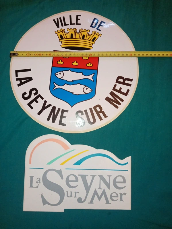 Duo grand autocollant la Seyne sur Mer