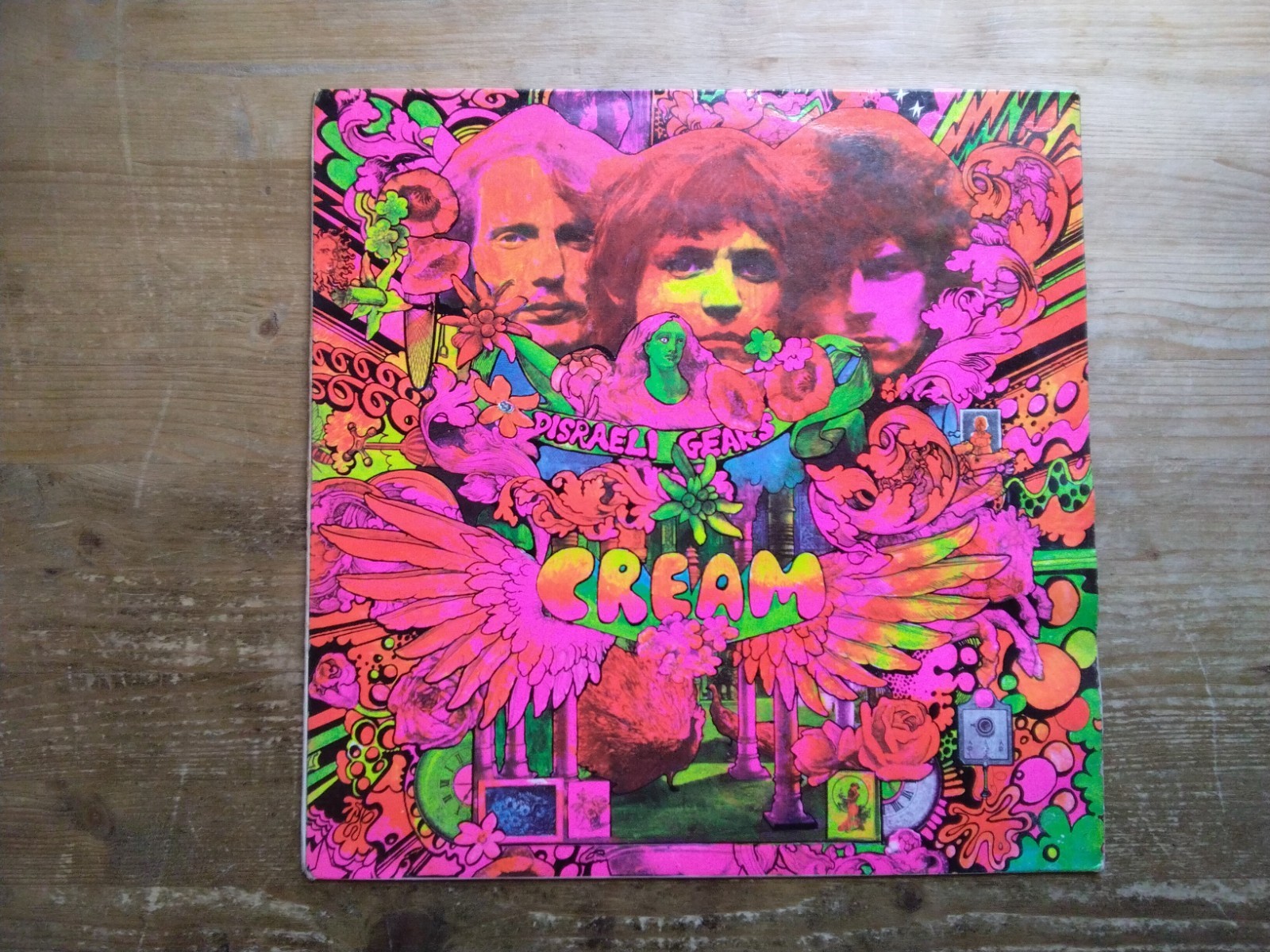 Cream Disraeli Gears A1/B1 Mono Press GOOD Vinyl LP Record Album 594003 (AY)