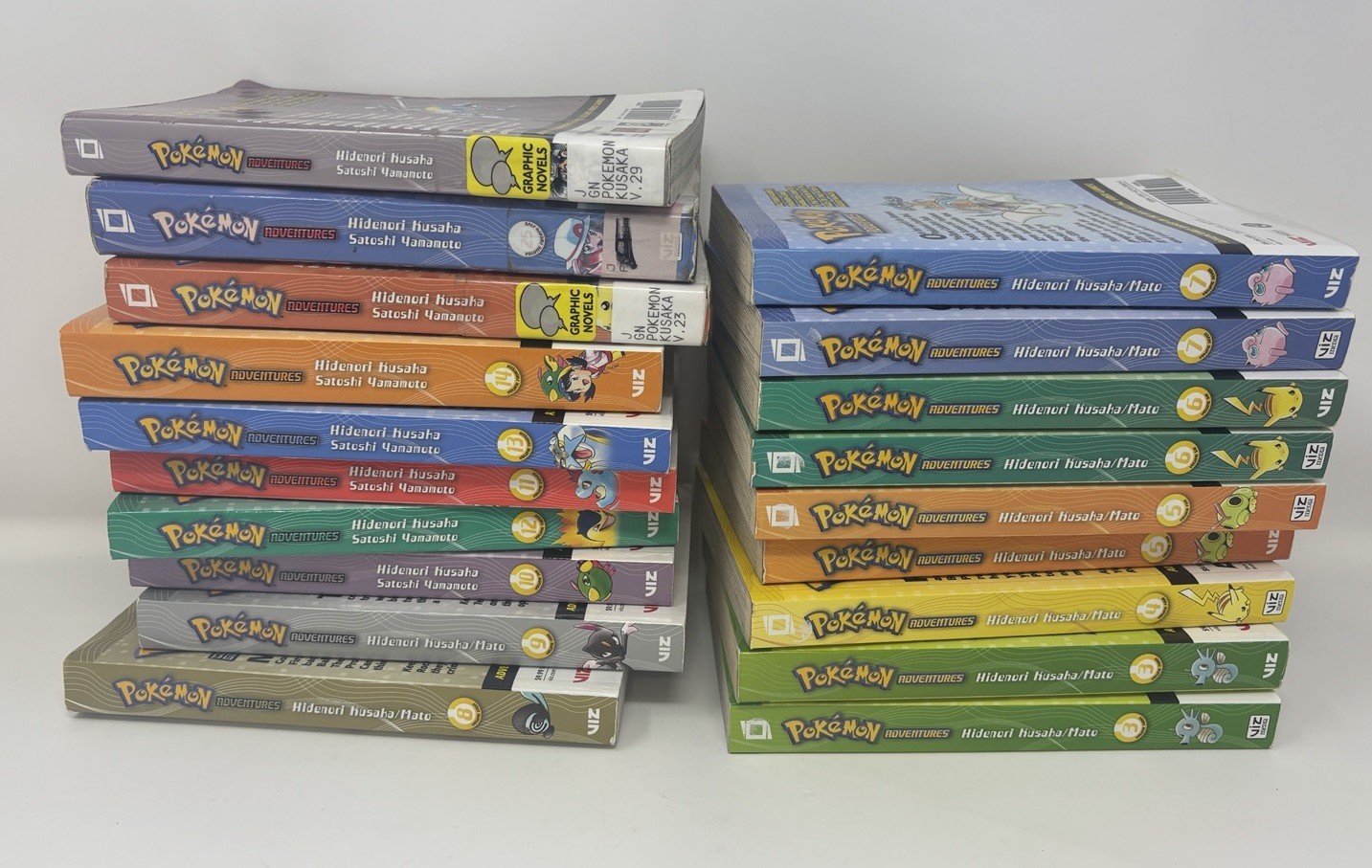 Pokemon Avventure Manga Lotto 19 Volumi 2 Platino VIZ Kusaka