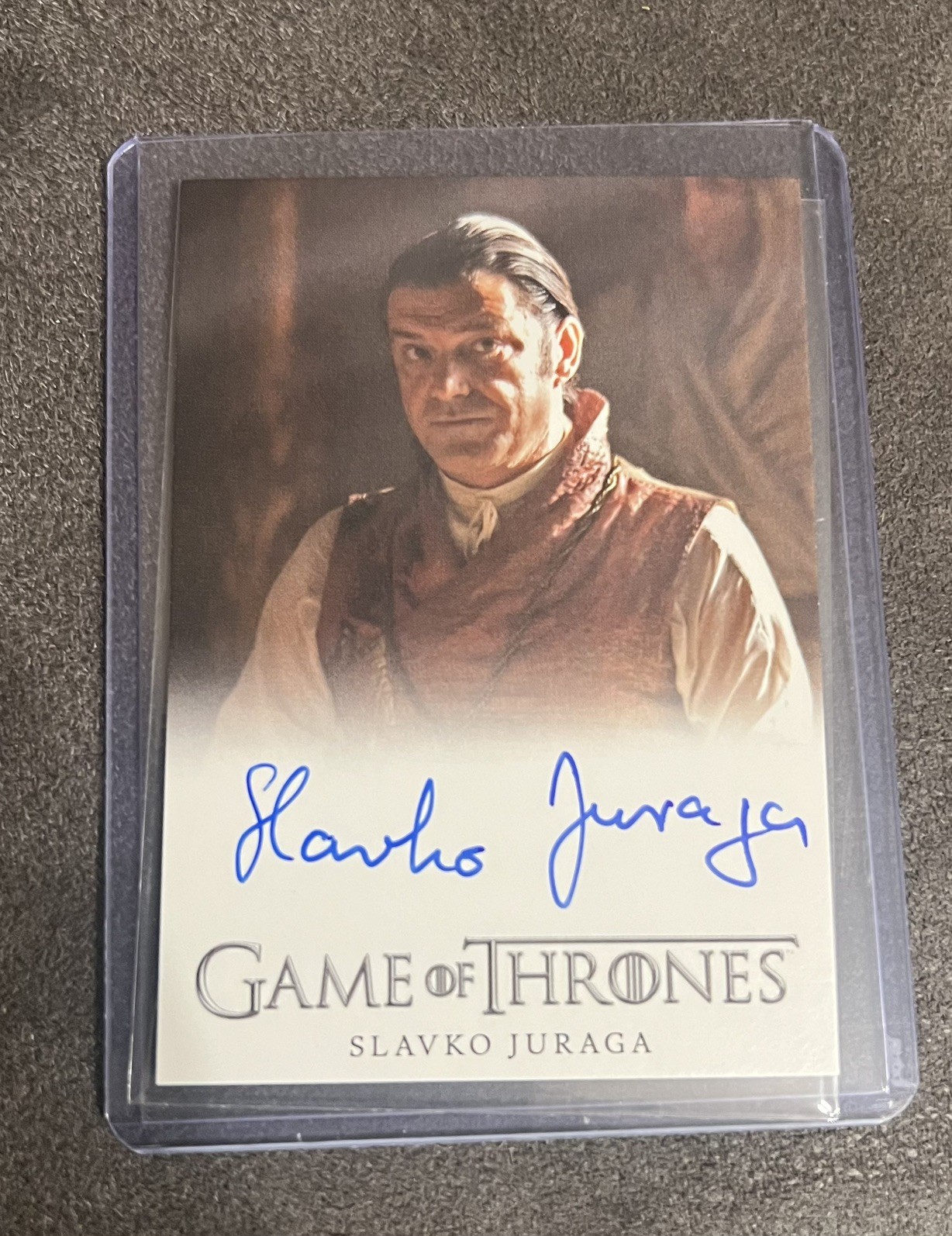 Game of Thrones The Great Houses Slavko Juraga On Card Auto Autograph Full Bleed