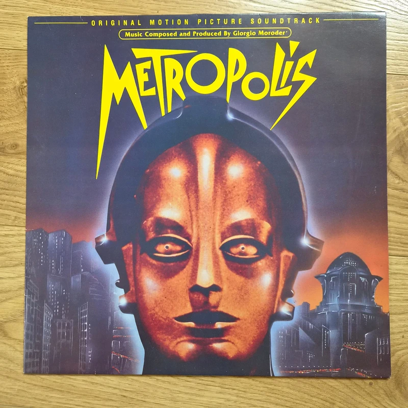 Vinyle de la B.O du film : Metropolis (par giorgio Moroder)