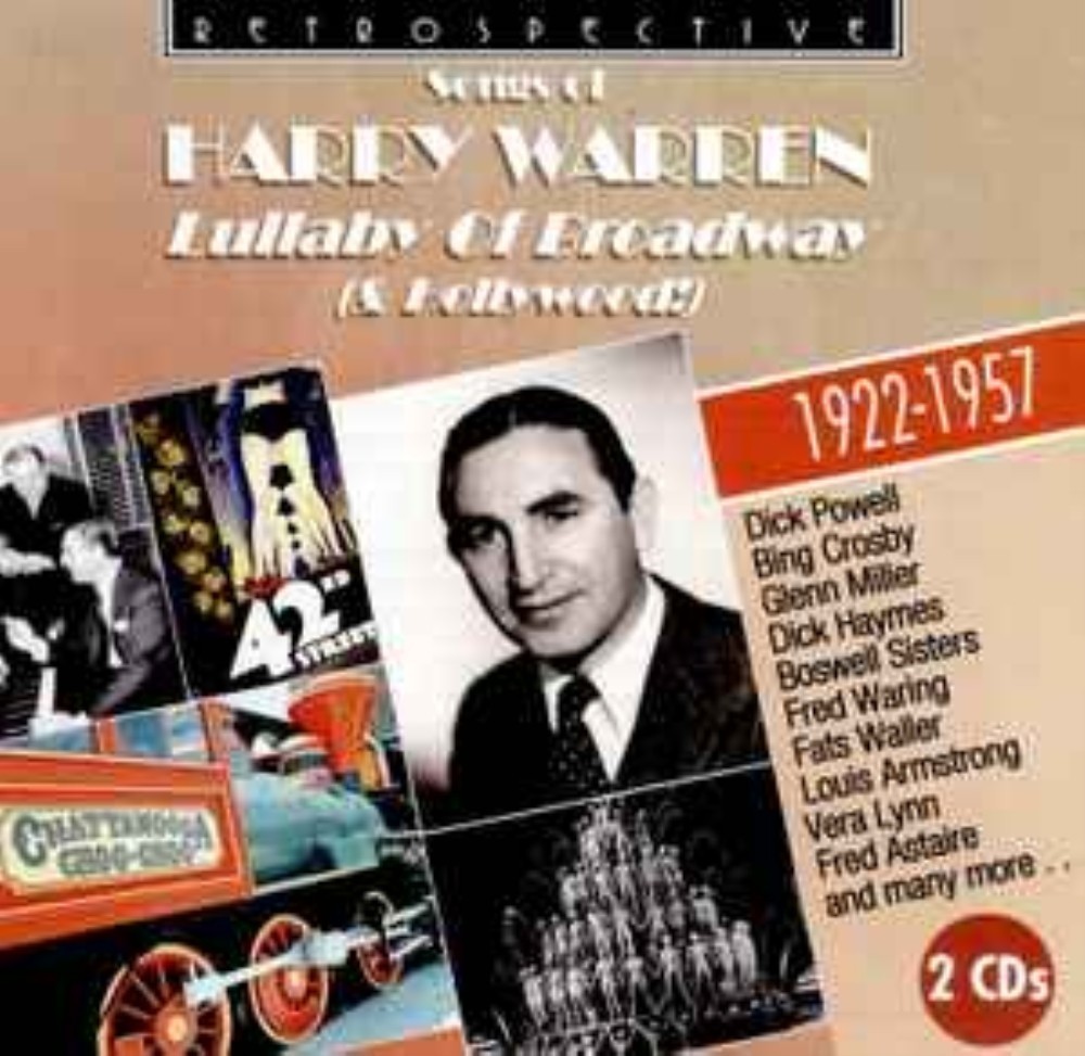 Harry Warren - Harry Warren – Songs Of Harry Warren:Lullaby Of Broadway CD Audio