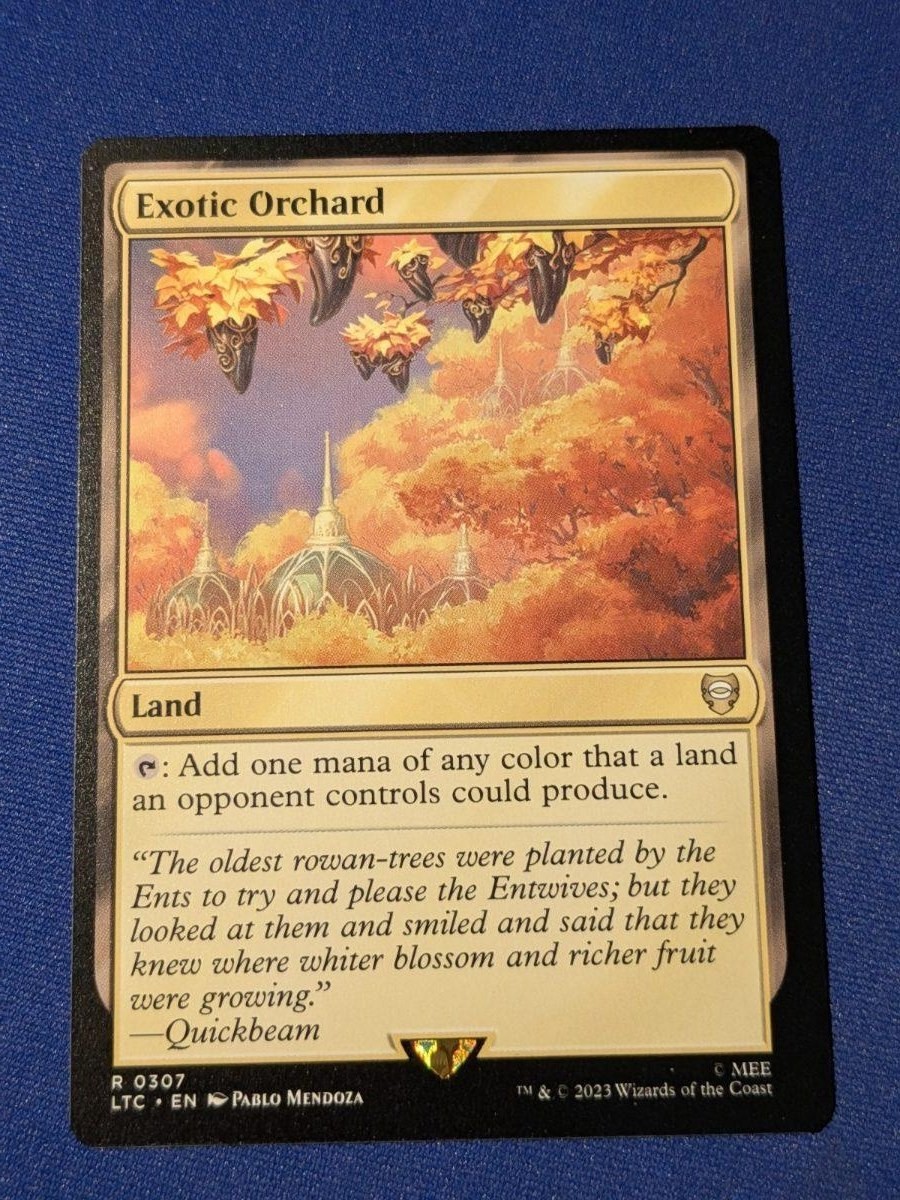 Exotic Orchard Tales of Middle-earth Commander #307 quasi nuovo MTG