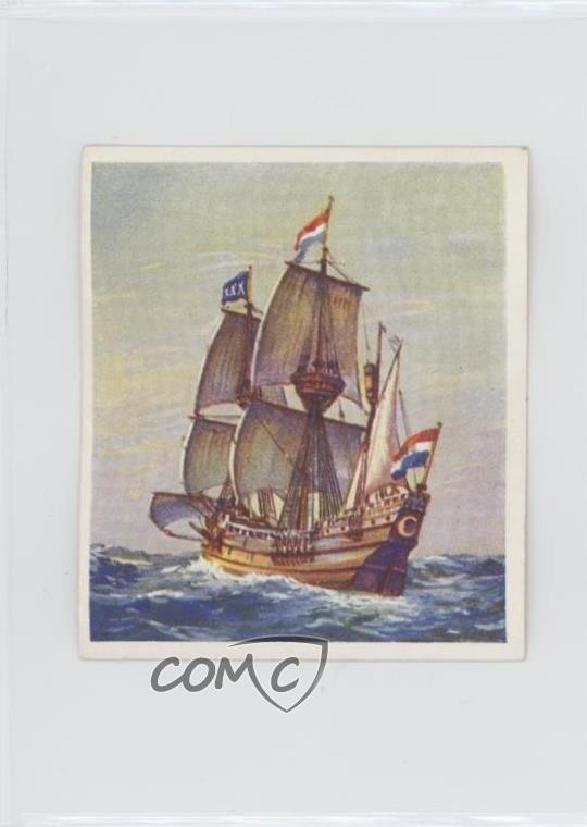 1938 Godfrey Phillips Ships That Have Made History M36 The Half Moon #13 0w6