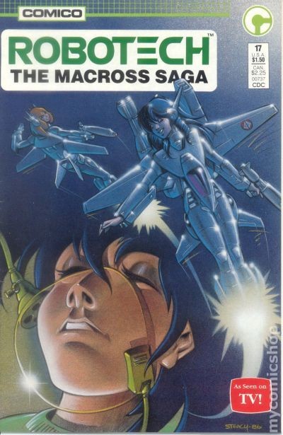 Robotech La Saga Macross #17 FN 1987 Immagine Stock