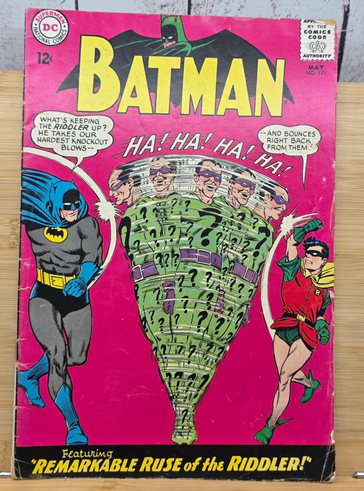Batman #171 DC Comics 1965 Chiave 1° Apparizione Silver Age Enigmista