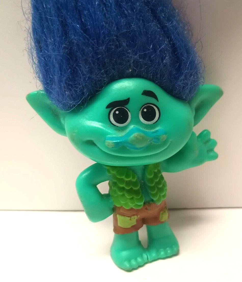 Hasbro DWA 2015 Happy Branch Troll Modellino / Cake Topper 4" C-3632A