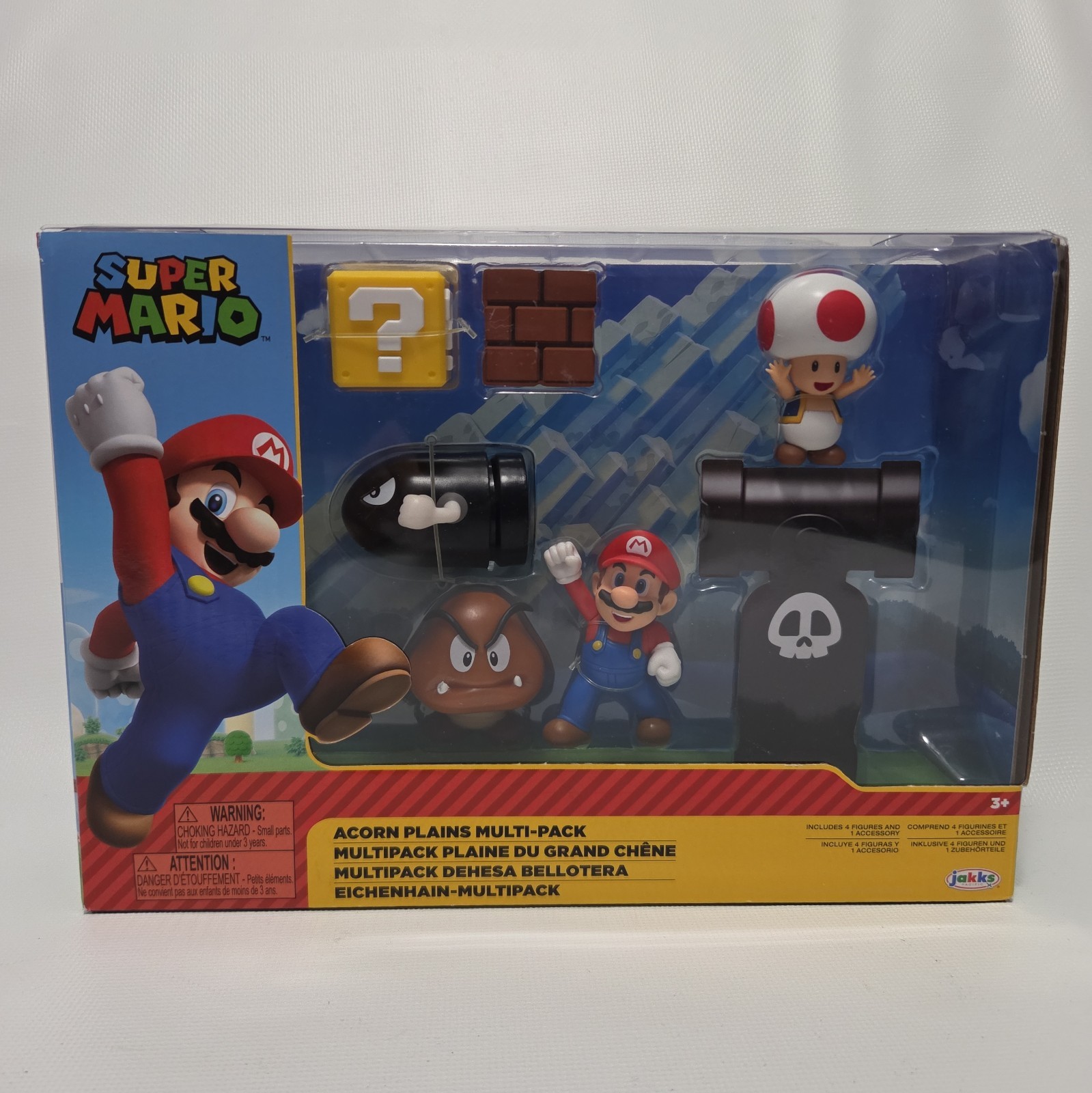 Super Mario Acorn Plains Multi Figure Set - 2.5" Age 3+ Nintendo Original 