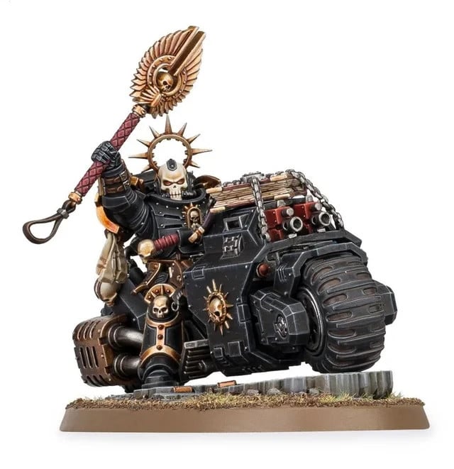 Capellán en Moto Marines Espaciales - Warhammer 40k