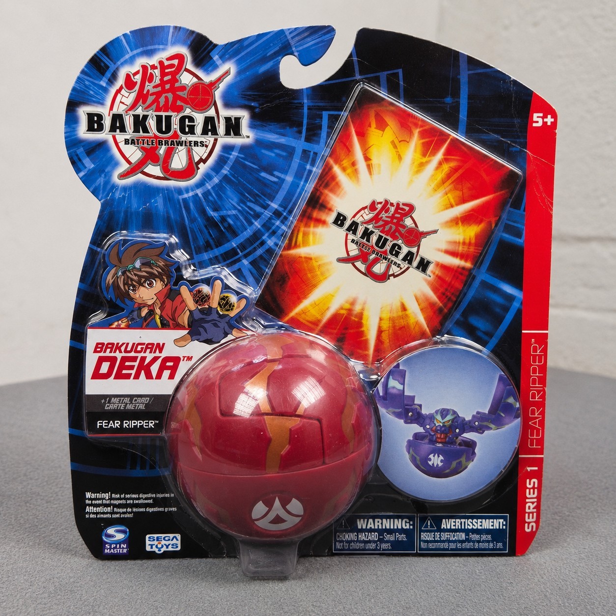 Bakugan Large DEKA Pyrus Red Pyrus Rara Serie 1 Battle Brawlers 2008 NUOVO