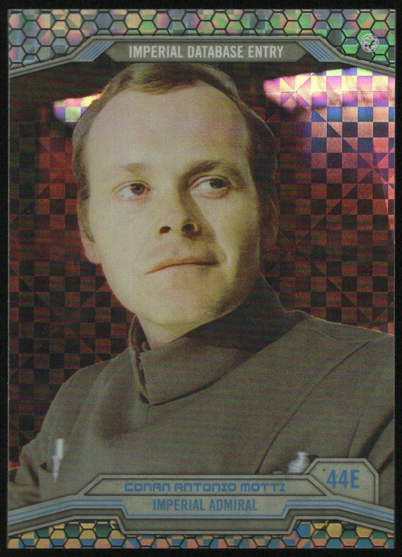 2014 Star Wars Chrome Perspectives "X-FRACTOR" #44E..CONAN ANTONIO MOTTI..#83/99