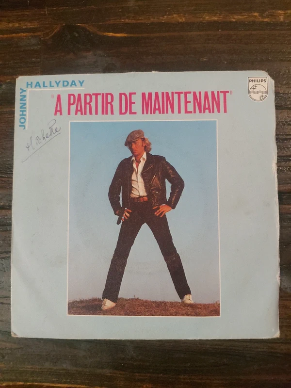 johnny hallyday a partir de maintenant vinyl 45 tours 1980 philips french rock