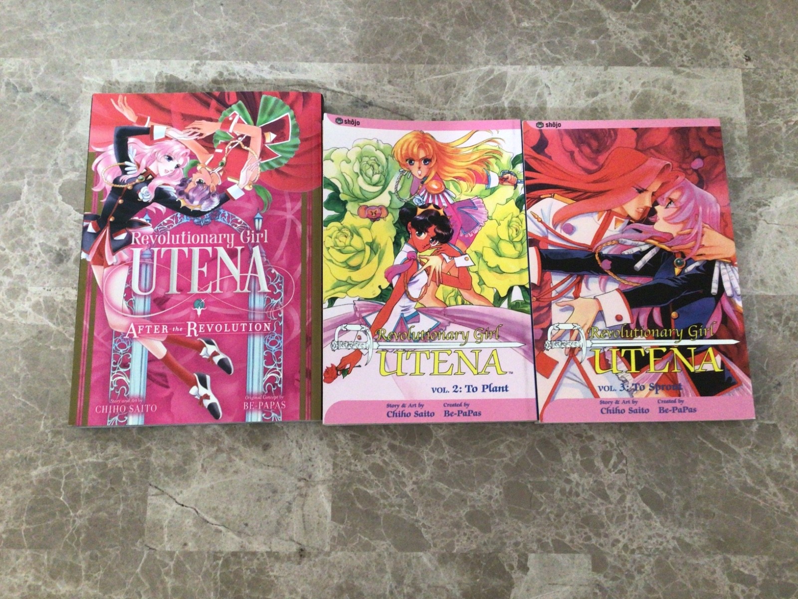 Revolutionary Girl Utena Manga Set di 1-3 Singoli Chiho Saito