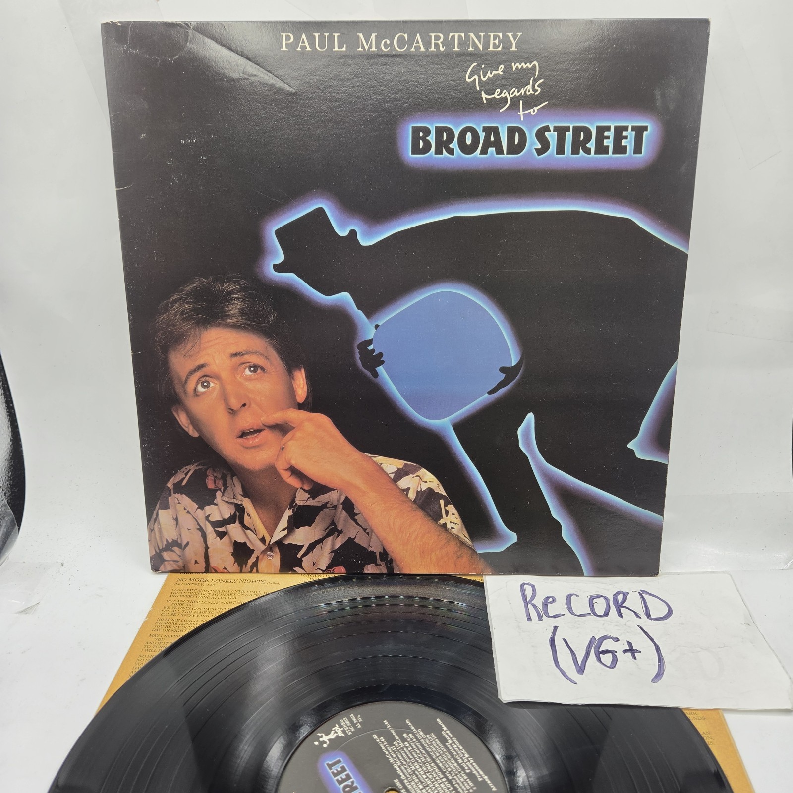 Paul McCartney Give My Regards To Broad Street Record Album LP (VG+)