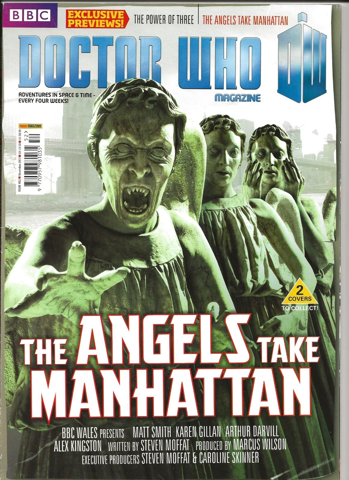 Doctor Who Magazine Issue 452 November 2012 Weeping Angel collectable cover