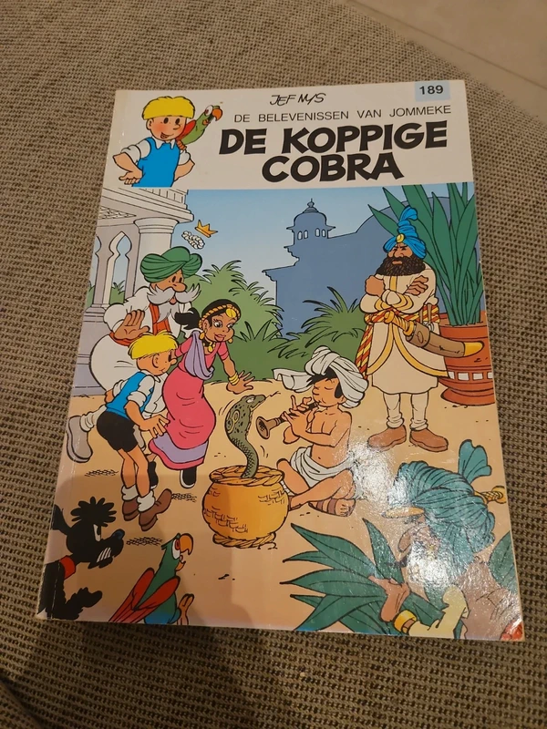 Oud Jommeke T189 Koppige Cobra (de)