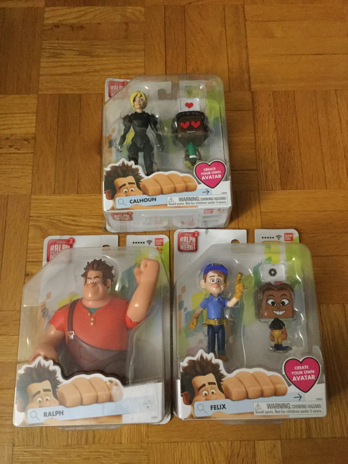 Disney Wreck It Ralph 2 Ralph Breaks the Internet Ralph, Calhoun, Felix Figure