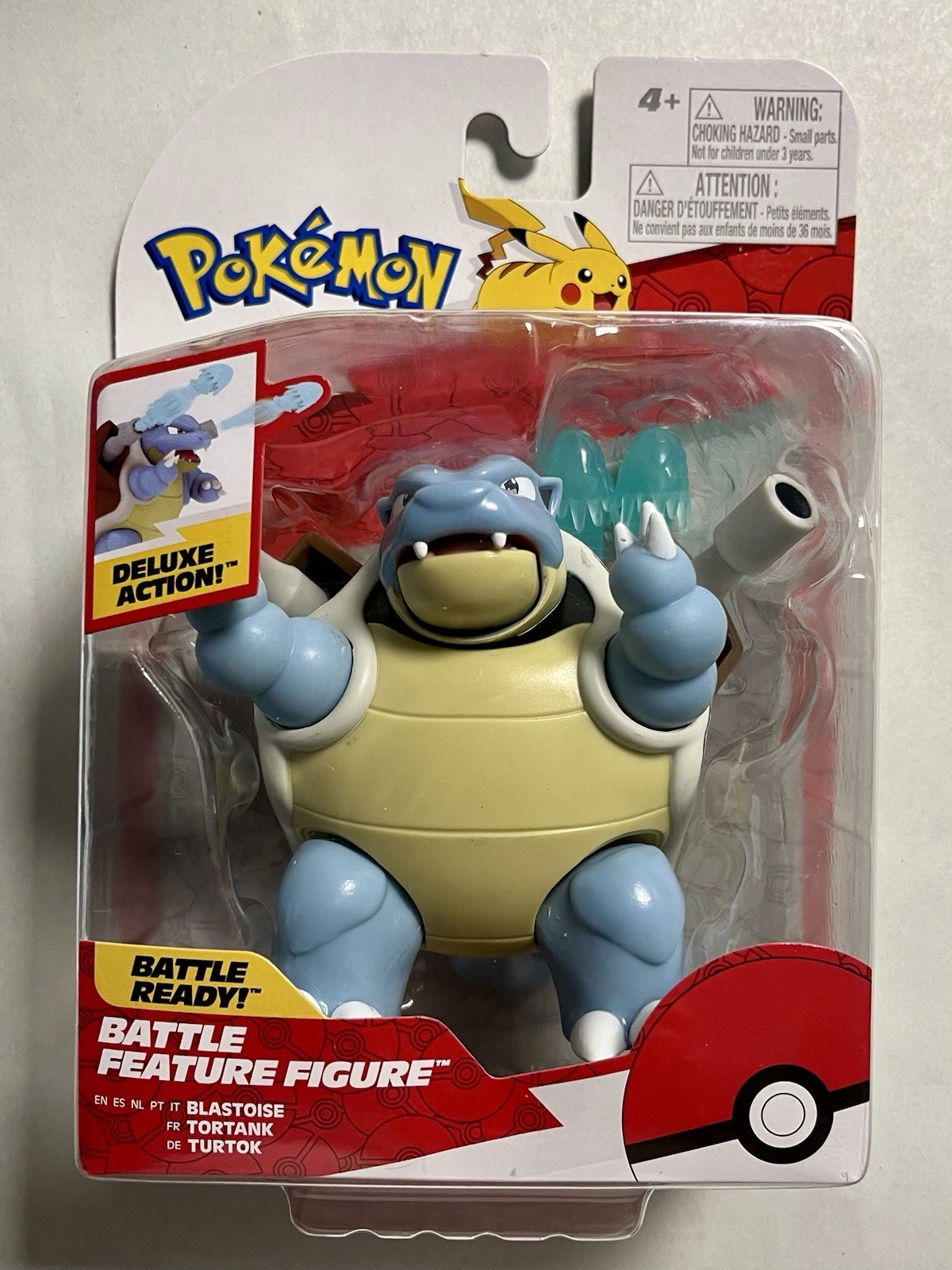 Nintendo Jazwares Pokemon BLASTOISE Battle Ready Feature Figure 2024 NEW