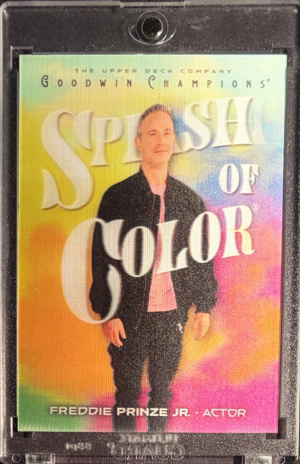 Freddie Prinze Jr. 2026 Upperdeck Goodwin Champions Splash of Color Redemption