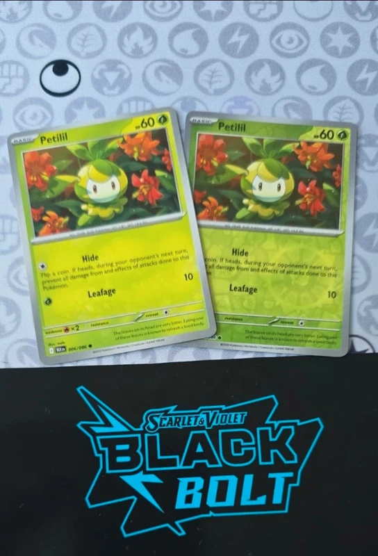 Petilil 006/086 common & reverse holo Black Bolt